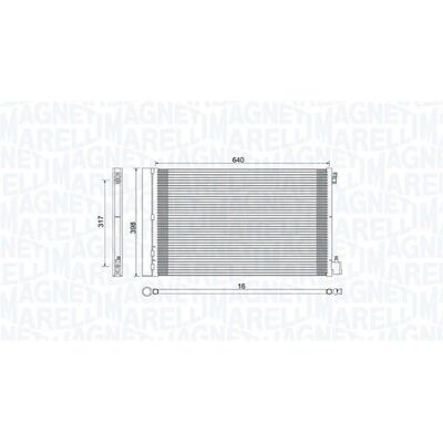 MAGNETI MARELLI 350203779000 - Condensator de aer condiționat MAGNETI MARELLI 350203779000 - Condensator de aer condiționat