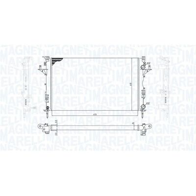 MAGNETI MARELLI 350213185800 Radiator de motor MAGNETI MARELLI 350213185800 Radiator de motor