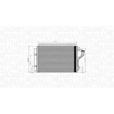 Magneti Marelli 350203851000 Luftkondensator - Til Peugeot, Hyundai, Kia Magneti Marelli 350203851000 Luftkondensator - Til Peugeot, Hyundai, Kia