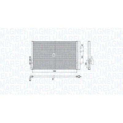 MAGNETI MARELLI 350203788000 BMW Klimakondensator med Tørrer MAGNETI MARELLI 350203788000 BMW Klimakondensator med Tørrer