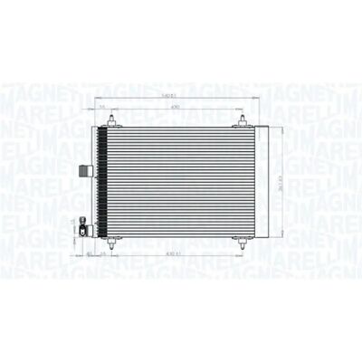 Magneti Marelli C5 Klimakondensator - Bil Luftkonditioneringsdel Magneti Marelli C5 Klimakondensator - Bil Luftkonditioneringsdel