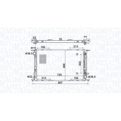 MAGNETI MARELLI 350213161800 Lämmönvaihdin - Moottorin jäähdytys - Audi Q5, A4 B8, A5 B8, Porsche Macan MAGNETI MARELLI 350213161800 Lämmönvaihdin - Moottorin jäähdytys - Audi Q5, A4 B8, A5 B8, Porsche Macan
