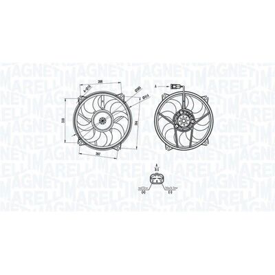 Magneti Marelli Modell 069422708010 Kylfläkt - Kylsystem Magneti Marelli Modell 069422708010 Kylfläkt - Kylsystem