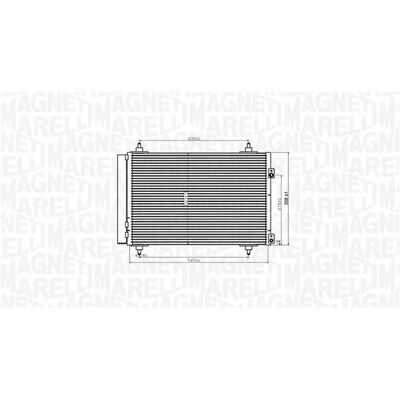 Condensatore Magneti Marelli - Compatibile con Peugeot 308 I, Citroën C4 II, DS4 Condensatore Magneti Marelli - Compatibile con Peugeot 308 I, Citroën C4 II, DS4