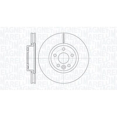 Magneti Marelli MBD0118 - Tarcza hamulcowa dla Volvo XC70 II Magneti Marelli MBD0118 - Tarcza hamulcowa dla Volvo XC70 II
