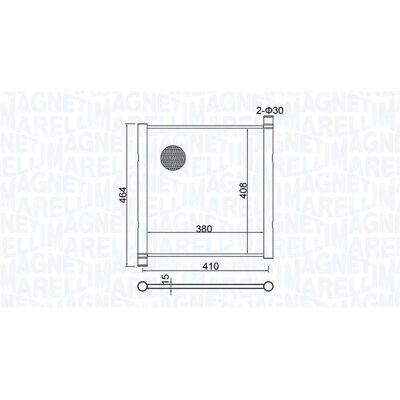 MAGNETI MARELLI 350213151900 Radiator de motor - Sistemă de răcire MAGNETI MARELLI 350213151900 Radiator de motor - Sistemă de răcire