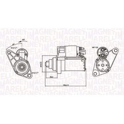 Magneti Marelli 063721330010 Starter - Starter Magneti Marelli 063721330010 Starter - Starter