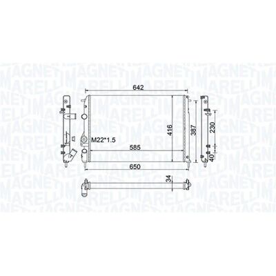 MAGNETI MARELLI 350213159100 - Moottorin vesiletkukiu MAGNETI MARELLI 350213159100 - Moottorin vesiletkukiu