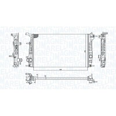 MAGNETI MARELLI 350213199200 Moottorin jäähdytin - Renault Scenic 3 & Megane 3 MAGNETI MARELLI 350213199200 Moottorin jäähdytin - Renault Scenic 3 & Megane 3