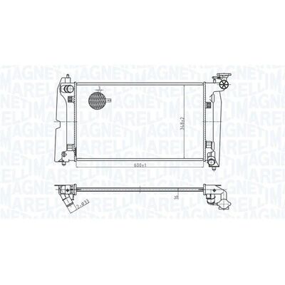 Magneti Marelli 350213178300 Vandkøler - Motorkøler Magneti Marelli 350213178300 Vandkøler - Motorkøler