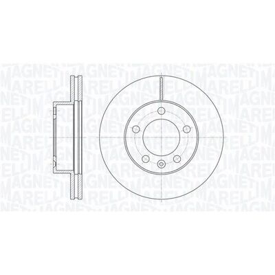 MAGNETI MARELLI - 361302040622 - Δίσκος φρένων MAGNETI MARELLI - 361302040622 - Δίσκος φρένων