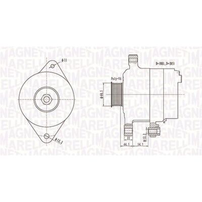 Magneti Marelli Generator 140A - Generator Magneti Marelli Generator 140A - Generator