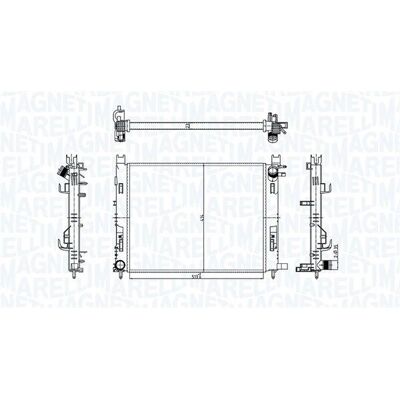 Ψυγείο κινητήρα Magneti Marelli 350213182100 - Ανταλλακτικό ψύξης αυτοκινήτου Ψυγείο κινητήρα Magneti Marelli 350213182100 - Ανταλλακτικό ψύξης αυτοκινήτου