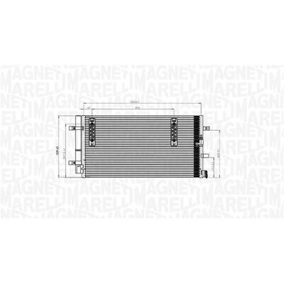 Magneti Marelli - Model 350203827000 - Klimakondensator Magneti Marelli - Model 350203827000 - Klimakondensator