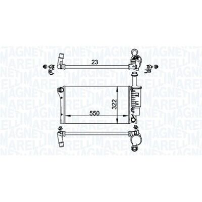 MAGNETI MARELLI 350213196200 Ψυγείο κινητήρα - Ψύξη, Fiat MAGNETI MARELLI 350213196200 Ψυγείο κινητήρα - Ψύξη, Fiat