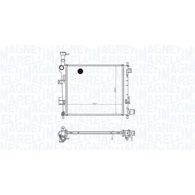 MAGNETI MARELLI 350213165400 Ψυγείο - Ψύξη κινητήρα, Κολλώμενο ψυγείο, για οχήματα Ford και Kia MAGNETI MARELLI 350213165400 Ψυγείο - Ψύξη κινητήρα, Κολλώμενο ψυγείο, για οχήματα Ford και Kia