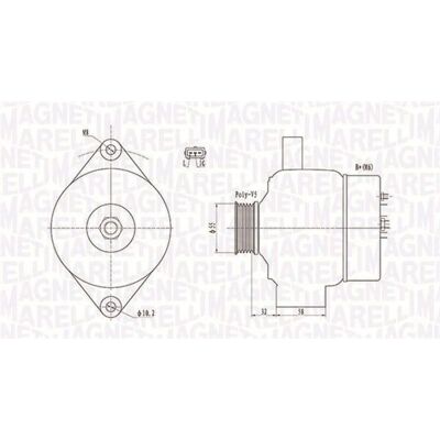 Magneti Marelli Lichtmaschine 063732026010 - Generator, 12V, 70A, Passend für Opel/Suzuki/Subaru Magneti Marelli Lichtmaschine 063732026010 - Generator, 12V, 70A, Passend für Opel/Suzuki/Subaru