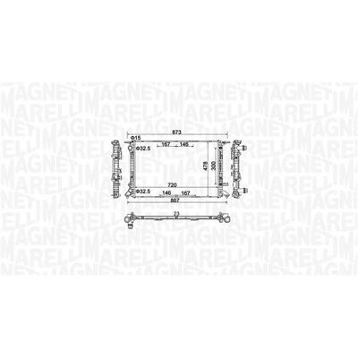 Ψυγείο κινητήρα MAGNETI MARELLI 720 478 23 - Ψυγείο Ψυγείο κινητήρα MAGNETI MARELLI 720 478 23 - Ψυγείο