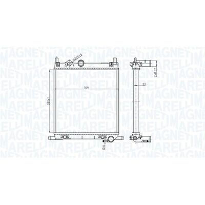 Magneti Marelli 1s0121253t Motorkøler Magneti Marelli 1s0121253t Motorkøler