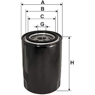 Magneti Marelli Hyundai Oliefilter - M 26x1,5 gevind - 94mm diameter - 120mm høj Magneti Marelli Hyundai Oliefilter - M 26x1,5 gevind - 94mm diameter - 120mm høj