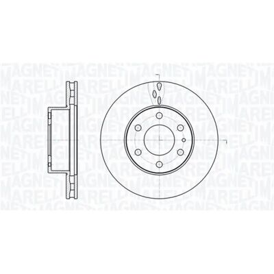 MAGNETI MARELLI 361302040482 Disco de freno ventilado - Disco de freno MAGNETI MARELLI 361302040482 Disco de freno ventilado - Disco de freno