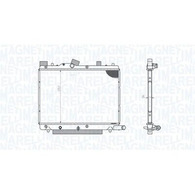 MAGNETI MARELLI Vedenjäähdytin - SUZUKI 1770086J00 MAGNETI MARELLI Vedenjäähdytin - SUZUKI 1770086J00