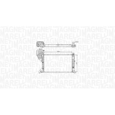 MAGNETI MARELLI 350213177400 - Ψύκτης για Mercedes-Benz MAGNETI MARELLI 350213177400 - Ψύκτης για Mercedes-Benz