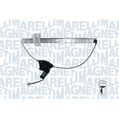 Magneti Marelli Model 350103170362 - Elektrisk venstrevinduesregulator Magneti Marelli Model 350103170362 - Elektrisk venstrevinduesregulator