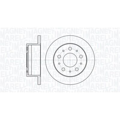 Disco de Freno Magneti Marelli Fiat Ducato Maxi Jump Disco de Freno Magneti Marelli Fiat Ducato Maxi Jump