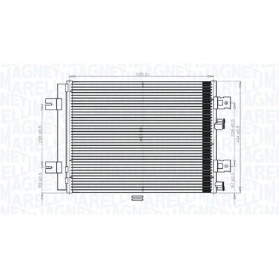 MAGNETI MARELLI 350203765000 - Klimakondensator MAGNETI MARELLI 350203765000 - Klimakondensator