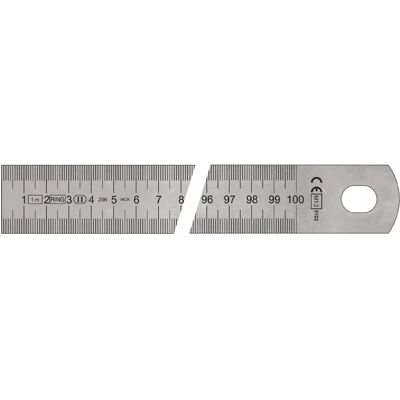 Bricoman Tecnomat Righello 500x30x1 mm Acciaio Inox Bricoman Tecnomat Righello 500x30x1 mm Acciaio Inox