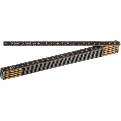 Metrica Svart aluminium 10 stavar - 2m mätverktyg Metrica Svart aluminium 10 stavar - 2m mätverktyg