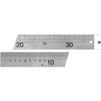 Metrica - 25200 Riga Rigida da Carpentiere, 350 mm Metrica - 25200 Riga Rigida da Carpentiere, 350 mm