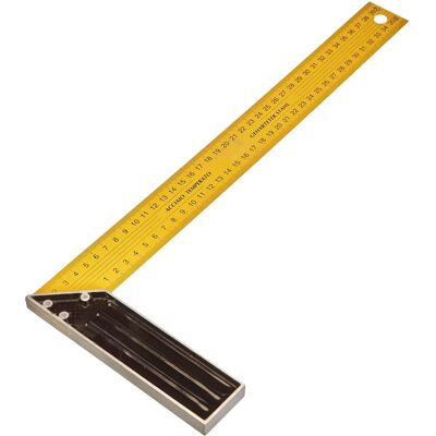 Metrica 29245 - Snickarvinkel - Gul - 400 mm Metrica 29245 - Snickarvinkel - Gul - 400 mm