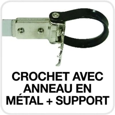 Mètre de Poche en Acier Texturé 50M - Ergonomique et Résistant - Publicité Mètre de Poche en Acier Texturé 50M - Ergonomique et Résistant - Publicité