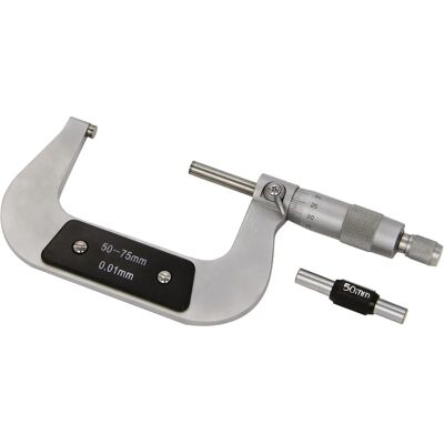 Metrica 44123 Mikrometer - 50-75mm, 0,01mm, Kromad, DIN 863 Metrica 44123 Mikrometer - 50-75mm, 0,01mm, Kromad, DIN 863