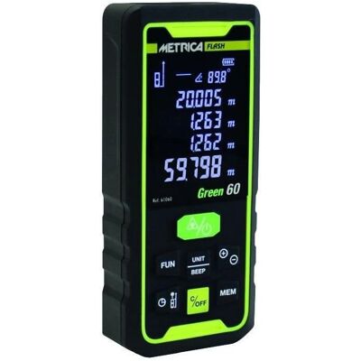 Metrica Green 60 Laser-Distanzmesser - Digitales Messgerät Metrica Green 60 Laser-Distanzmesser - Digitales Messgerät