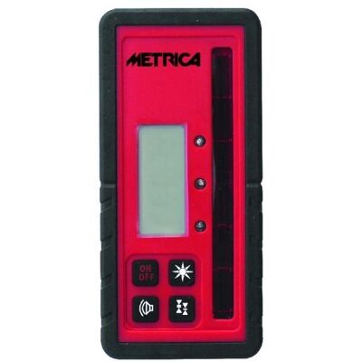 METRICA Laserempfänger - Drehbarer Millimeterbereich 700m - Rot METRICA Laserempfänger - Drehbarer Millimeterbereich 700m - Rot