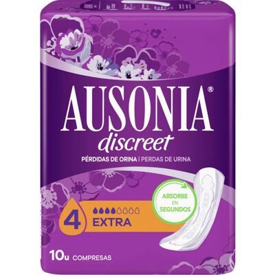 Ausonia Discreet Extra Toallas Sanitarias - Toallas Femeninas Ausonia Discreet Extra Toallas Sanitarias - Toallas Femeninas