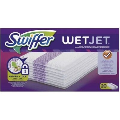 Swiffer Wet Jet Reinigingsdoekjes - 20 stuks Swiffer Wet Jet Reinigingsdoekjes - 20 stuks