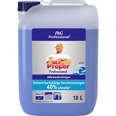 Mr. Proper / P&G Professional - Océan / Turquoise / Rouge - Nettoyant multi-usage - Publicité Mr. Proper / P&G Professional - Océan / Turquoise / Rouge - Nettoyant multi-usage - Publicité