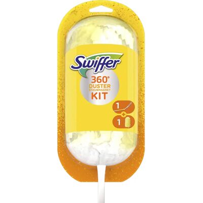 Swiffer Dust Cleaner - Ergonomic Handle, 360° Duster, Dust & Dirt Capture Swiffer Dust Cleaner - Ergonomic Handle, 360° Duster, Dust & Dirt Capture