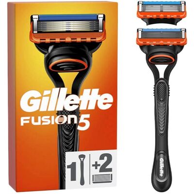 Rasoir Gillette Fusion5 - Lames & Tondeuse - Outil de Rasage - Publicité Rasoir Gillette Fusion5 - Lames & Tondeuse - Outil de Rasage - Publicité