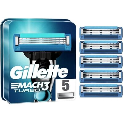 Gillette Mach3 Turbo Rasoir - Rasoirs - Publicité Gillette Mach3 Turbo Rasoir - Rasoirs - Publicité
