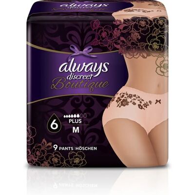 Pantaloni per incontinenza Always Discreet Pesca - Igiene femminile Pantaloni per incontinenza Always Discreet Pesca - Igiene femminile