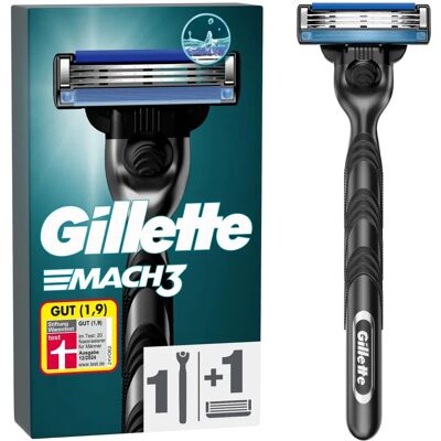 Gillette Mach3 Rasierer - Präzises Rasieren - Bequem & Nah Gillette Mach3 Rasierer - Präzises Rasieren - Bequem & Nah
