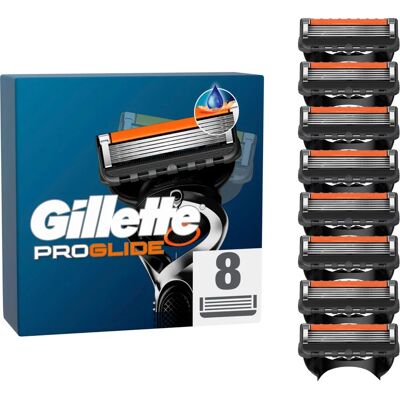 Gillette Fusion Proglide - Razor da barba - 8 unità Gillette Fusion Proglide - Razor da barba - 8 unità