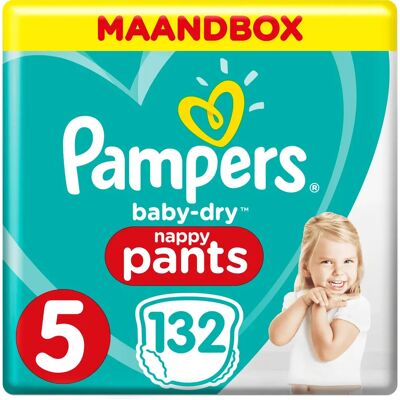 Pampers - Baby Dry Pants - Size 5 (12-17 kg) - 132 pcs Pampers - Baby Dry Pants - Size 5 (12-17 kg) - 132 pcs