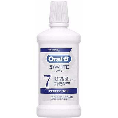 Enjuague bucal Oral-B 3D White Luxe Perfection - 500 ml Enjuague bucal Oral-B 3D White Luxe Perfection - 500 ml