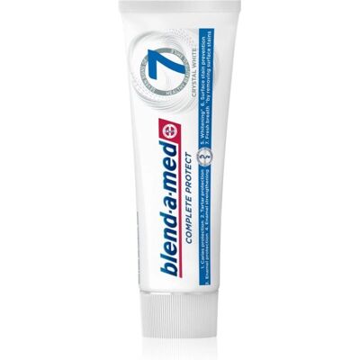 Dentifrice Blend-a-med Protect 7 Crystal White - Protection complète - Publicité Dentifrice Blend-a-med Protect 7 Crystal White - Protection complète - Publicité